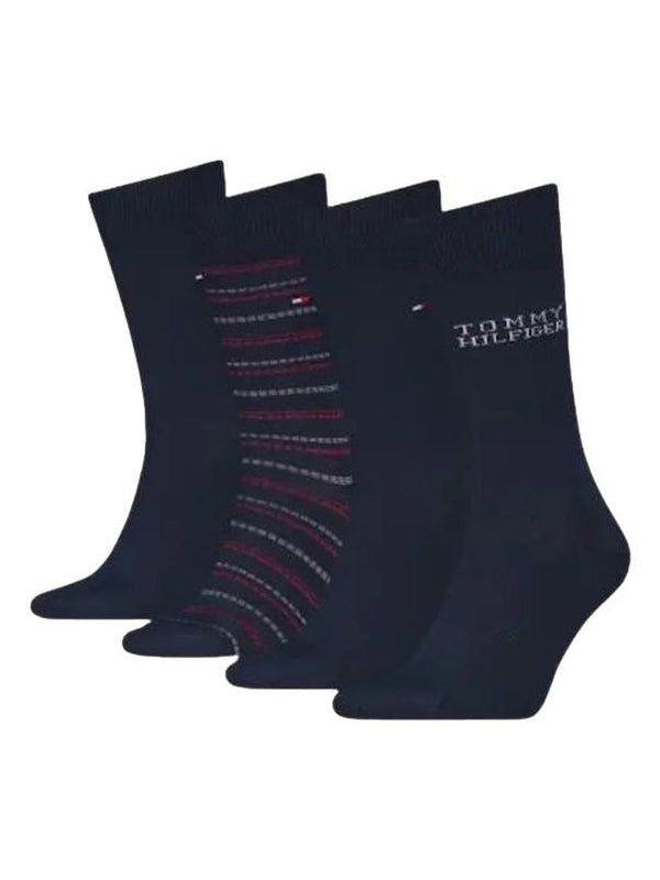 ΑΝΔΡΙΚΕΣ ΚΑΛΤΣΕΣ TOMMY HILFIGER TH MEN SOCK 4P TIN GIFTBOX