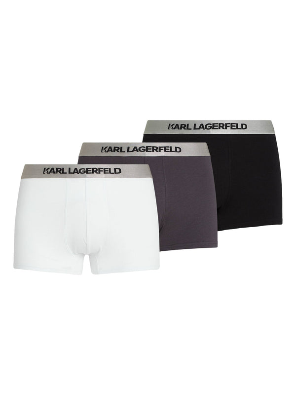 ΑΝΔΡΙΚΑ BOXER KARL LAGERFELD METALLIC ELASTIC TRUNK 3-PACK