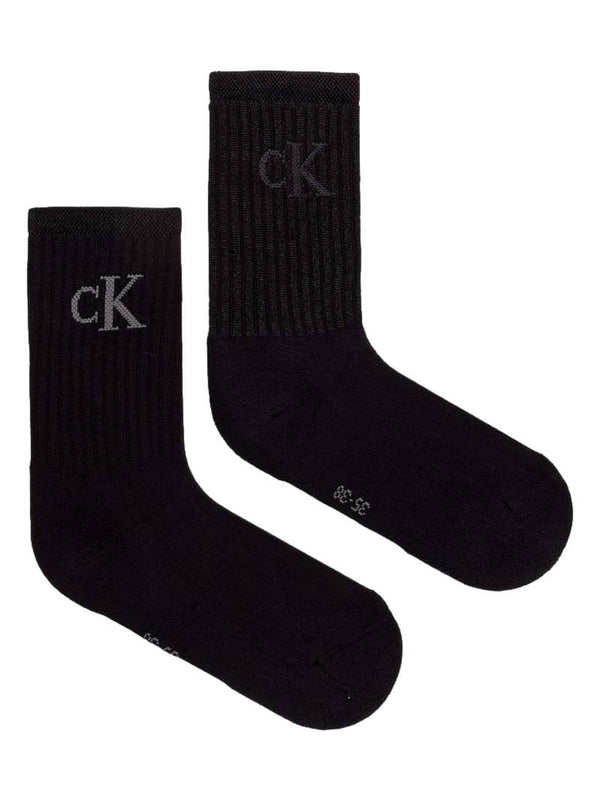 ΓΥΝΑΙΚΕΙΕΣ ΚΑΛΤΣΕΣ CALVIN KLEIN JEANS CKJ WOMEN SOCK 2P GLOSSY RIB