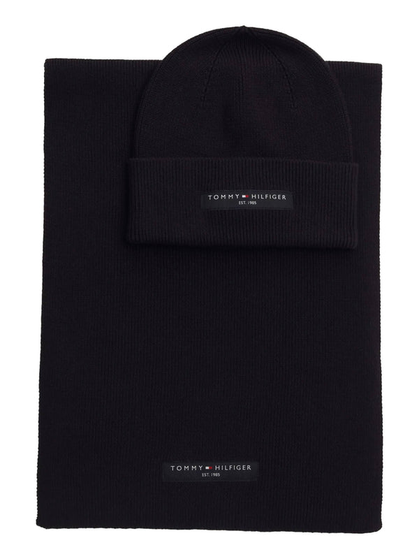 ΑΝΔΡΙΚΟ ΣΕΤ ΔΩΡΟΥ ΤΟΜΜΥ HILFIGER TH FOUNDATION BEANIE & SCARF GP