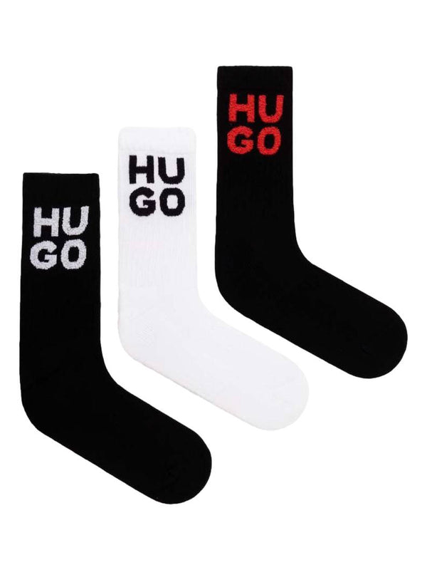 ΑΝΔΡΙΚΕΣ ΚΑΛΤΣΕΣ 3-PACK HUGO RIB STENCIL CC