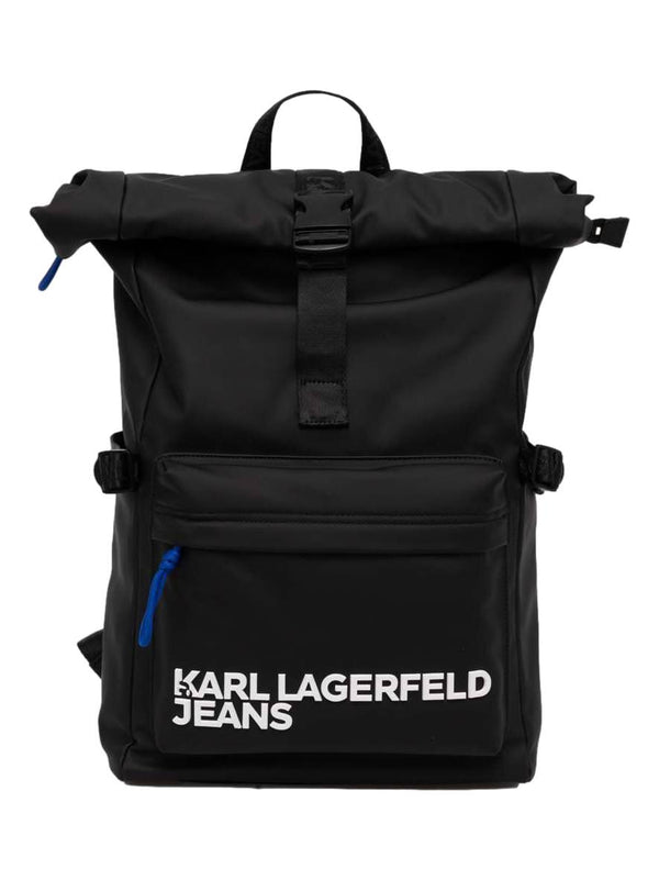 ΑΝΔΡΙΚΟ ΣΑΚΙΔΙΟ ΠΛΑΤΗΣ KARL LAGERFELD JEANS UTILITY COATED ROLL BACKPACK