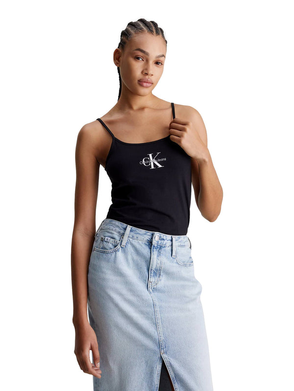 ΓΥΝΑΙΚΕΙΟ ΑΜΑΝΙΚΟ TOP CALVIN KLEIN MONOLOGO STRAPPY TANK TOP