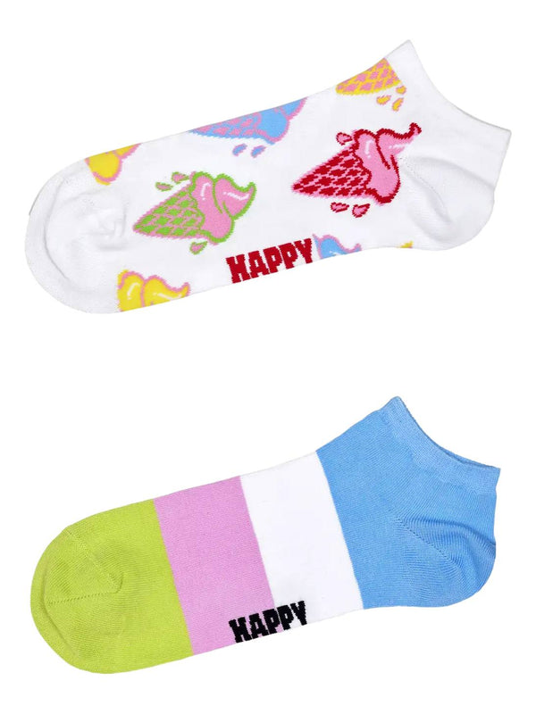 HAPPY SOCKS 2-PACK ICE CREAM & STRIKE LOW SOCK SET