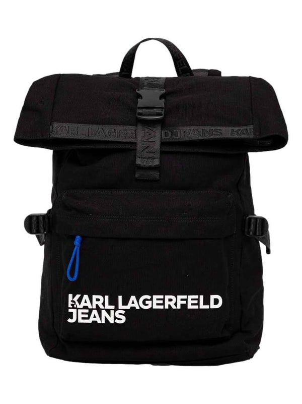 ΑΝΔΡΙΚΟ ΣΑΚΙΔΙΟ ΠΛΑΤΗΣ KARL LAGERFELD JEANS UTILITY CANVAS ROLL BACKPACK