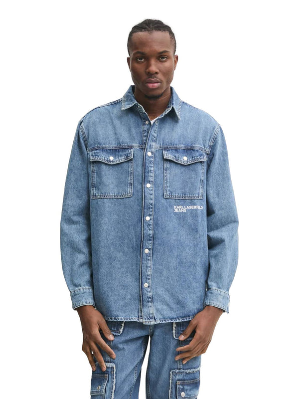 ΑΝΔΡΙΚΟ JEAN ΠΟΥΚΑΜΙΣΟ KARL LAGERFELD JEANS KLJ DENIM OVERSHIRT