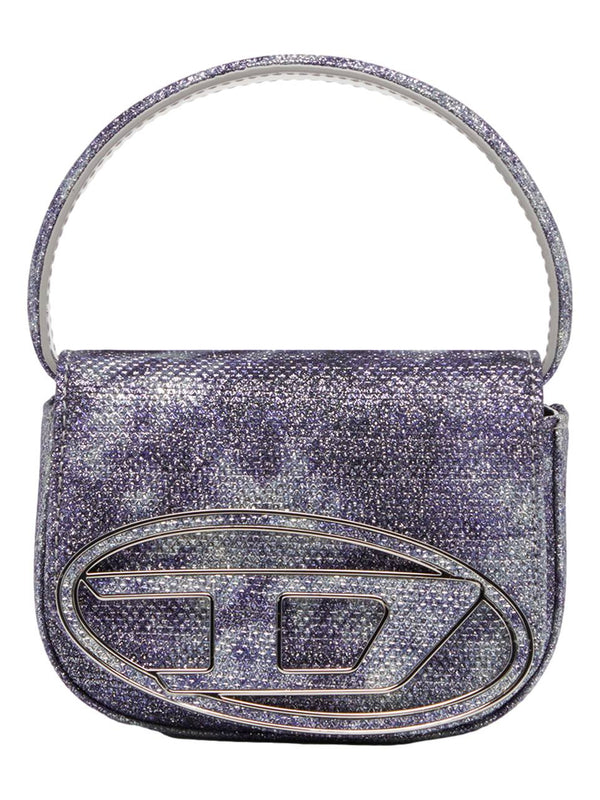 DIESEL ICONIC MINI BAG 1DR XS IN SHIMMER FABRIC