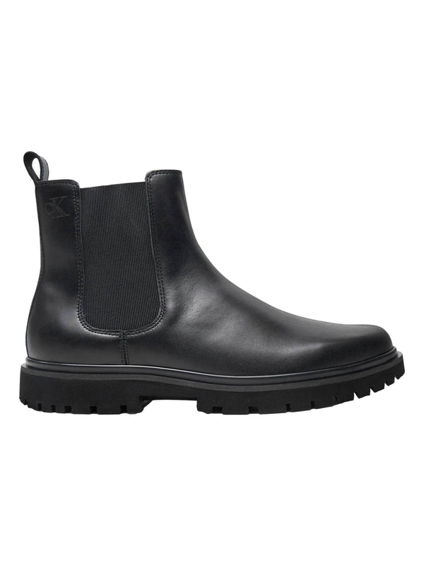 ΑΝΔΡΙΚΑ ΔΕΡΜΑΤΙΝΑ ΜΠΟΤΑΚΙΑ CALVIN KLEIN EVA BOOT MID CHELSEA UNIFORM DR