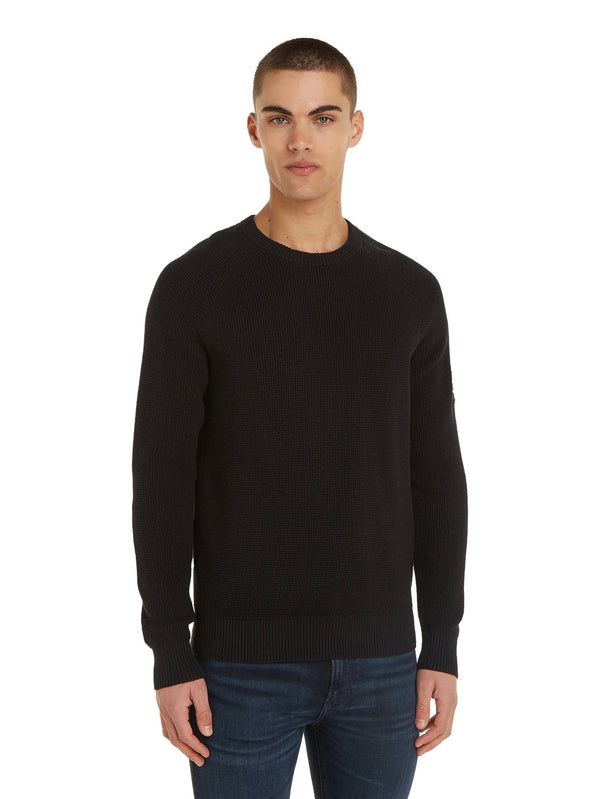 ΑΝΔΡΙΚΟ ΠΟΥΛΟΒΕΡ CALVIN KLEIN JEANS BADGE EASY SWEATER