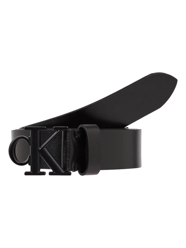 ΓΥΝΑΙΚΕΙΑ ΖΩΝΗ CALVIN KLEIN JEANS ROUND MONO LTHR BLACK BELT 30MM