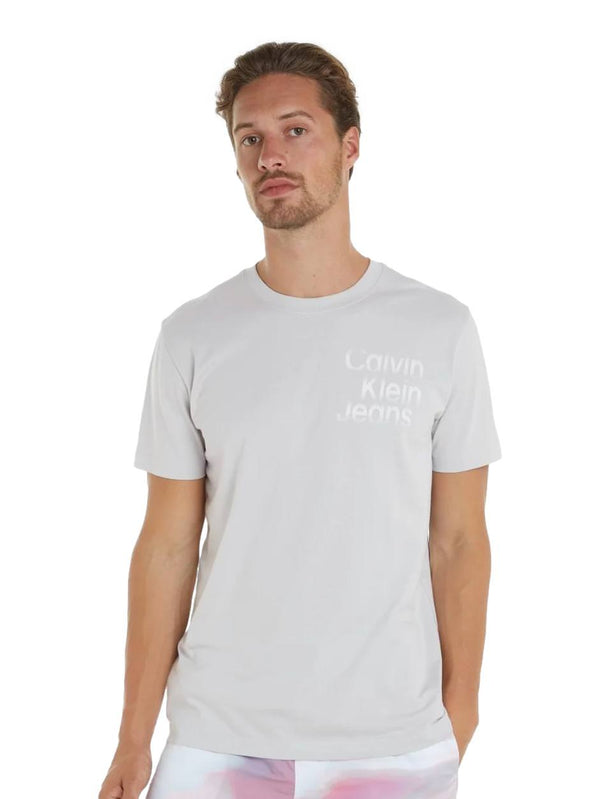 ΑΝΔΡΙΚΟ T-SHIRT CALVIN KLEIN JEANS DIFFUSED STACKED TEE