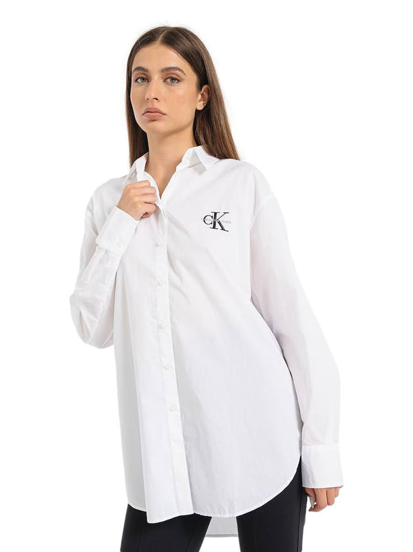 ΓΥΝΑΙΚΕΙΟ ΠΟΥΚΑΜΙΣΟ CALVIN KLEIN LOOSE MONOLOGO SHIRT