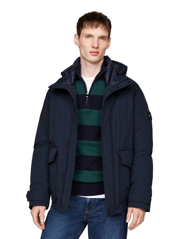 ΑΝΔΡΙΚΟ ΜΠΟΥΦΑΝ ΤΟΜΜΥ ΗILFIGER ROCKIE DOWN HOODED JACKET