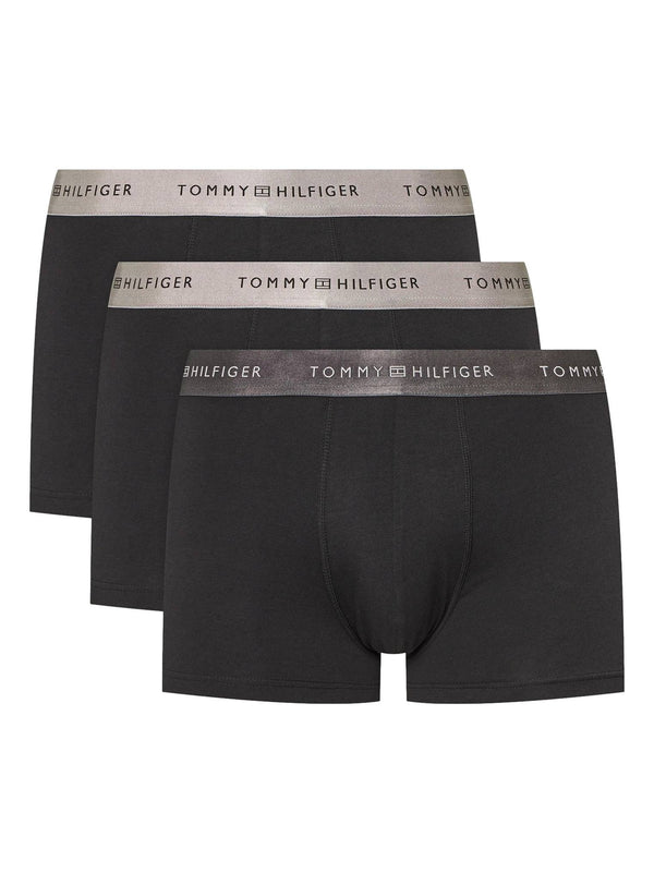 ΑΝΔΡΙΚΑ BOXER TRUNK TOMMY HILFIGER 3-PACK METALLIC WB